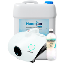 Cargar imagen en el visor de la galería, Máquina termonebulizadora de desinfección de 900 W, incluye 2 Litros de Sanitizador